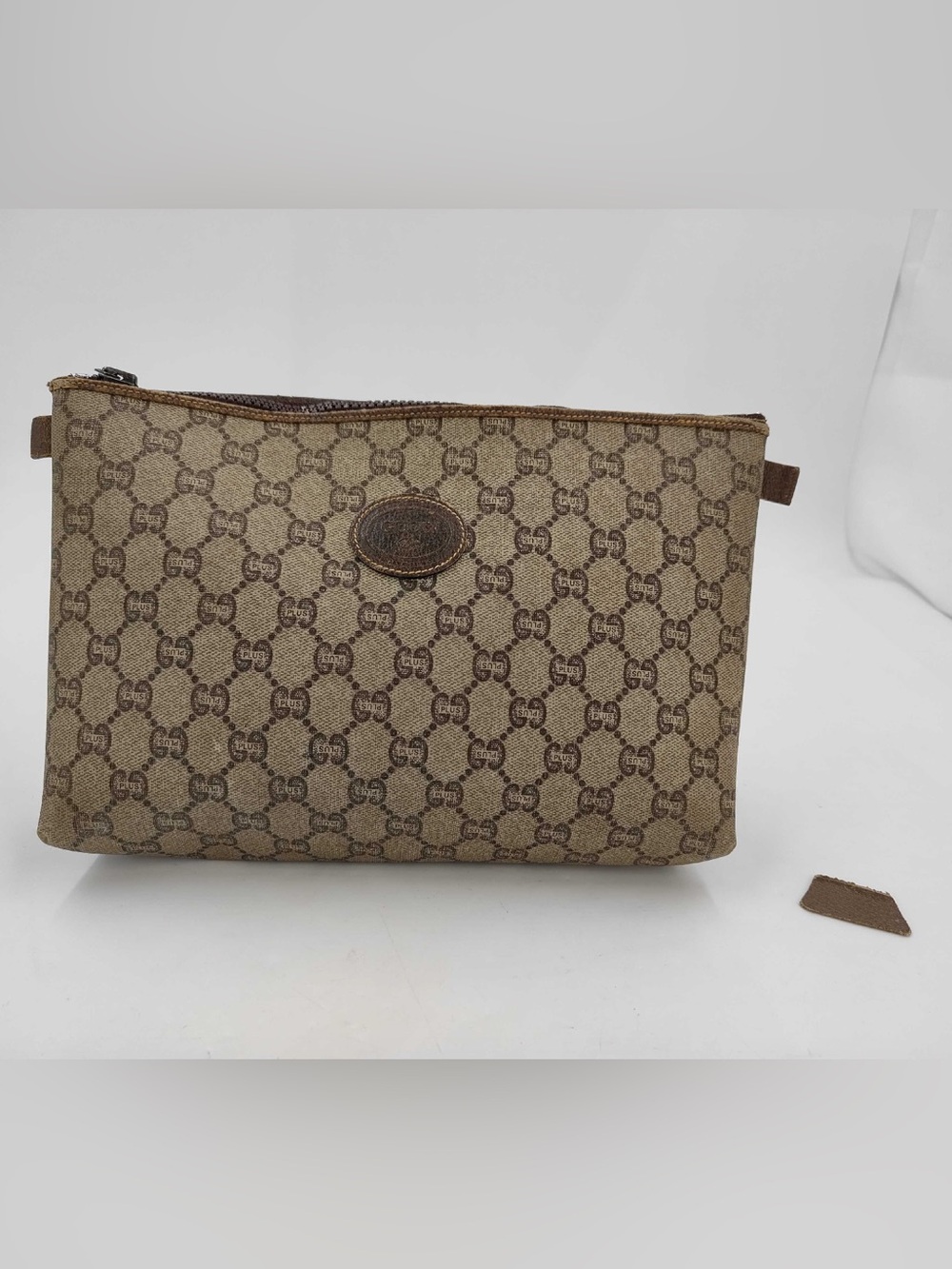 Gucci Clutch Bag Brown Monogram Men’s or women’s Pouch